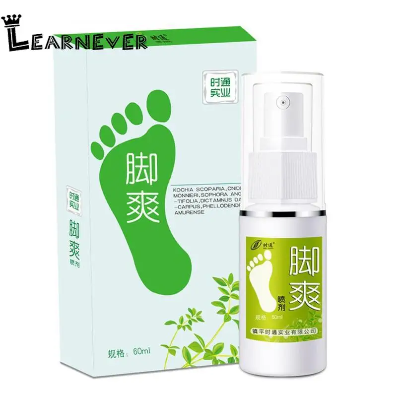 

4in1 Effective Foot Deodorant Spray Foot Odor Remover Anti-bacteria Foot Fresh Spray Foot Care