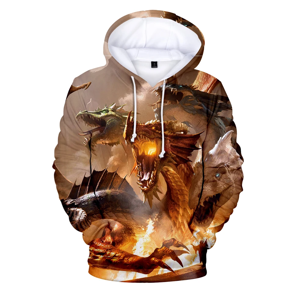

2019 Dungeons And Dragons 3D Hoodies Men/Women Casual New Fashion Print Dungeons And Dragons 3D Hoodies Sweatshirts New Coat