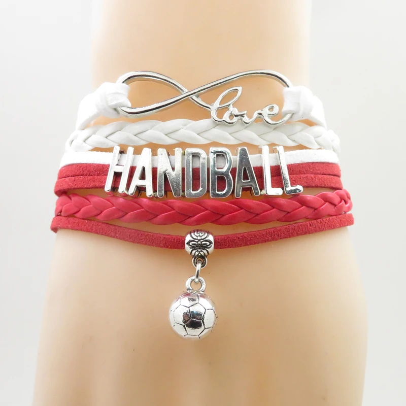 

love handball Bracelet handmade Charm handball bracelets & bangles for women and men cheer up gift