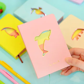 

Creative stationery ocean world dazzle colour note book notepad trumpet