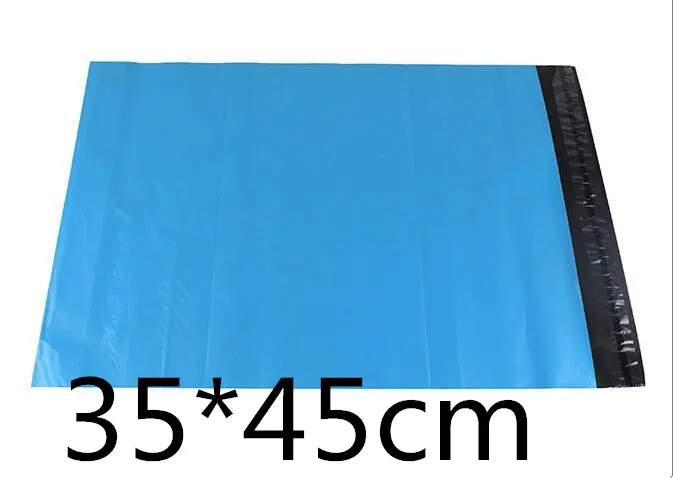

35*45cm Blue Poly Mailer Self Sealing Mailing Bag Envelope Self Adhesive Seal Plastic Bag