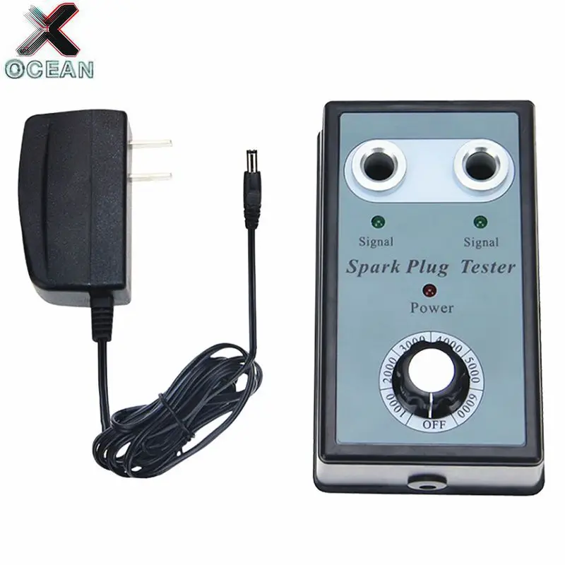  2019 Car Styling Spark Plug Tester Adjustable Double Hole 12V Gasoline Vehicles Car Spark Plugs Dia