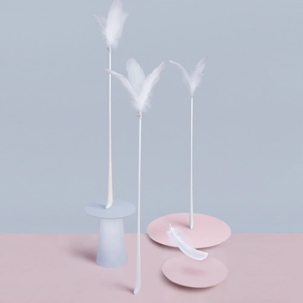 

Original Xiaomi You Pin Funny Cat Toy Feather Cat Baiting Stick With High Elastic Bar 2019 Hot Pet Toy #4