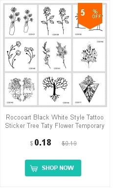 Rocooart, мультяшная татуировка для детей, милый воздушный шар, экскаватор, поддельная татуировка, Детское тату, боди-арт, водостойкая временная татуировка, наклейка