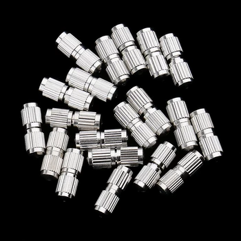 

20 Pieces Metal Screw Barrel Clasps Beads Screw Connection Fitting DIY Jewelry Findings Making Craft