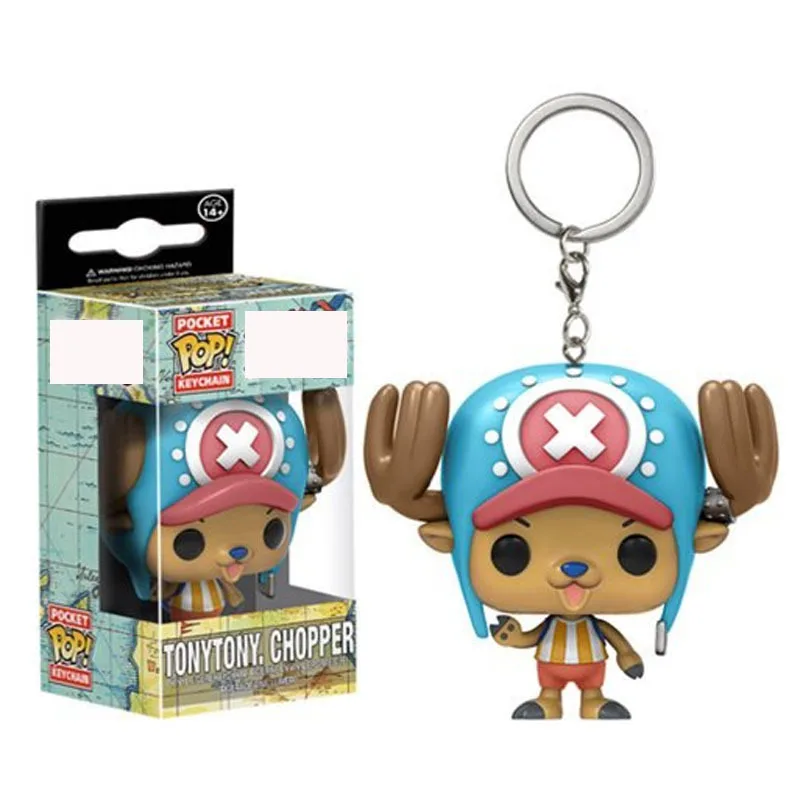 

FUNKO POP Pocket Pop Keychain Tonytony Chopper Action Figure Collection Model Toy Gift
