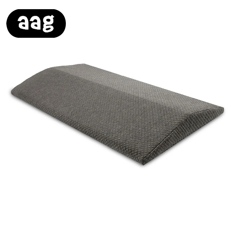 AAG Best Quality Factory Direct Brand Gray Triangular Lumbar Pillow For