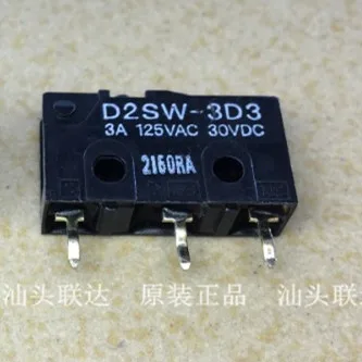 

D2SW-3D3 microswitch, waterproof, sealed type, small waterproof, jiggle