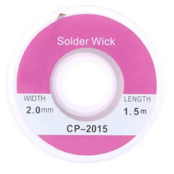 

10pcs 1.5m Solder Tape Suction Wire soldering Braid Solder Remover Sucker Flux Wick Cable Wire Solder Wick Remover