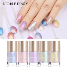 NICOLE дневник тиснение лак для ногтей оболочка серия тиснение лак оболочка лак для ногтей Блестящий Блеск лак для ногтей