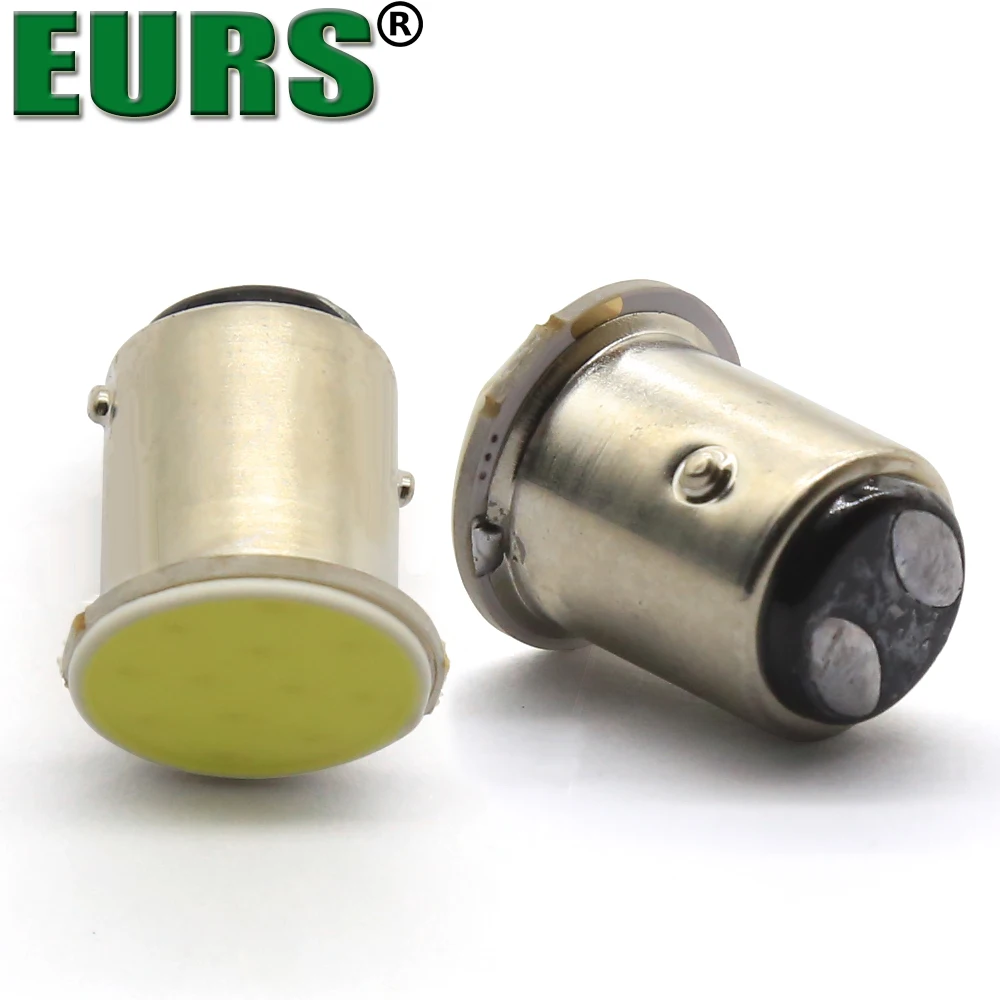 EURS 100 шт. Ba15s удара P21w светодиодный 12 SMD 1156 12 В светодиодный лампы Грузовик Интерьер лампы 1157 Ba15D парковка авто свет Лидер продаж белый