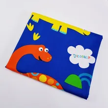 Fat quarters Саржевые наборы тканей дизайн динозавра Лоскутная Ткань для шитье для кукол ткань для поделок ремесла 1 шт./лот 40*50 см