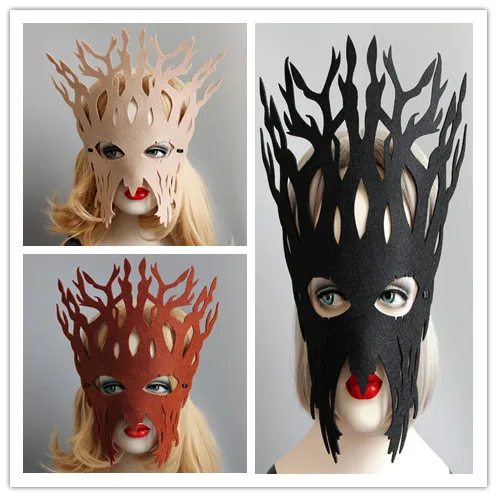 

M039 5pcs Kids and Adult Felt CLoth New Design Tree mask For Cosplay/Stage Performance/ Party/ Dress Costume / Halloween Party