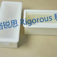 2 дюймовые вафли/квадратная вафельная коробка/стекло/кварцевая облатка/контейнер для проб