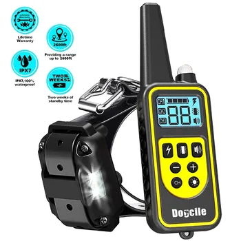 

Pet Training Supplies Remote Control Electronic Dog Training Collar Pet Stop Barking Device
