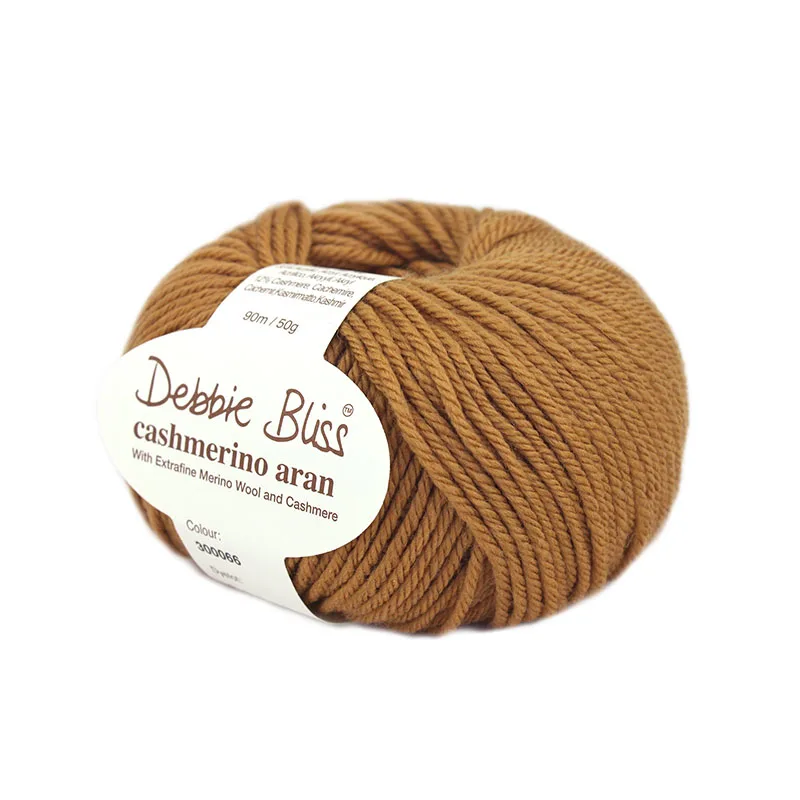 5*50 г шар Debbie Bliss Cashmerino Aran пряжа шерстяная пряжа импортная Ручная Пряжа Вязание крючком средняя толстая пряжа - Цвет: 66 Mustard