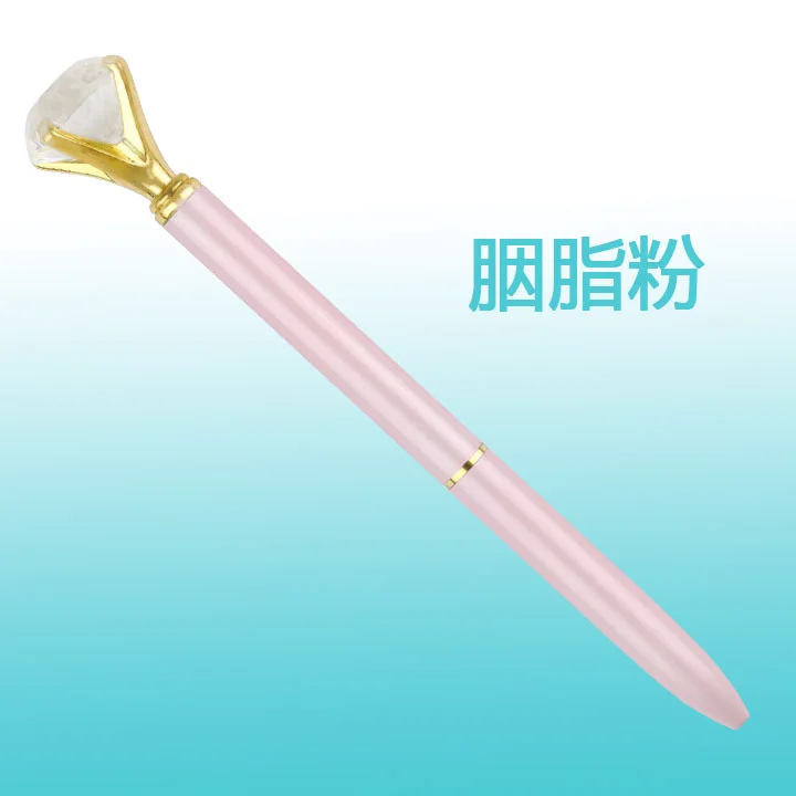 Высокое качество Swarovski кристальная ручка шариковая ручка леди студента Прекрасные кристаллы Алмазная ручка с ручкой коробка - Цвет: Pink