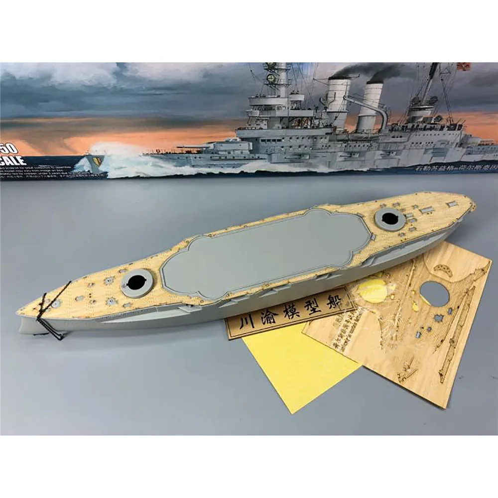 1 комплект деревянная колода для 1/350 Trumpeter 05354 Schleswig-Holstein Battleship 1935 модельные комплекты деревянная колода + обложка бумага + якорная цепь