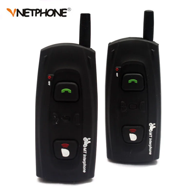 

2PCS 1200M BT Bluetooth Motorcycle Helmet Intercom Headset Moto Communication Interphone Intercomunicador Stereo Earphones V2