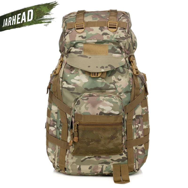 Уличный тактический рюкзак 60л, военная сумка, армейский треккинг, спортивный рюкзак для путешествий, походный камуфляжный рюкзак, штурмовая сумка