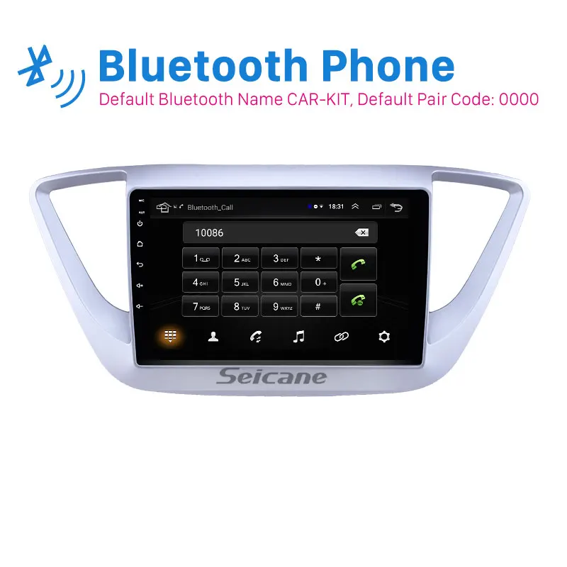 Автомобильный мультимедийный плеер Seicane проигрыватель на Android 8 1 9 дюймов 2Din GPS Wi Fi