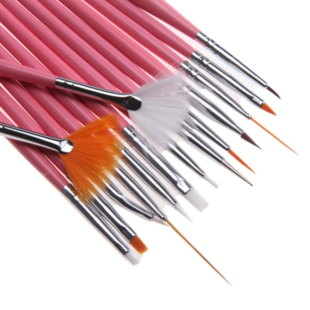 15 pcs/set Nail Art Decorations Brush Tools Professional