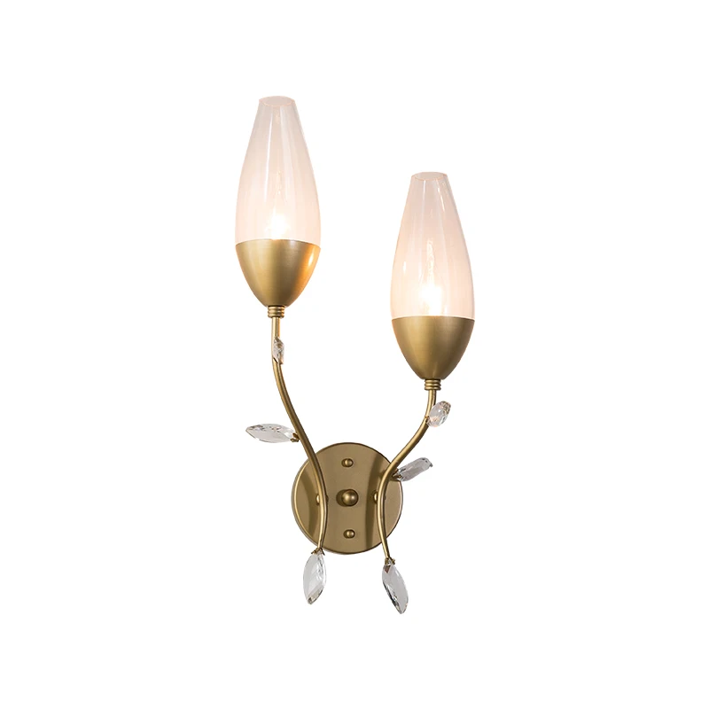 

American Wall Lamp Bedroom Bedside Lamp Aisle Living Room Background Wall Light Sconce Free Shipping