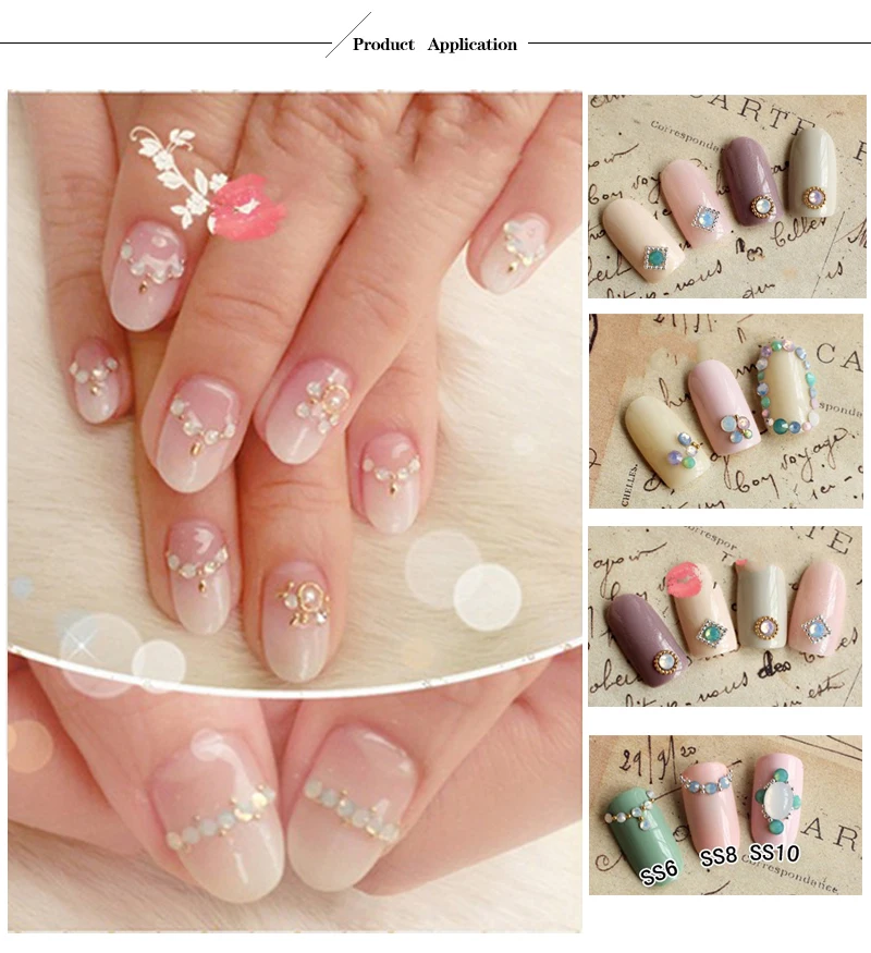 Crystal Opal Rhinestones (10)