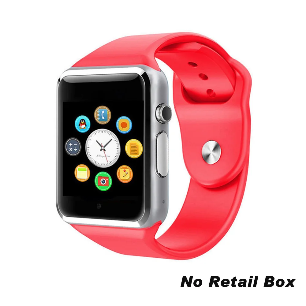 696 A1 Смарт часы трекер сна вызов дистанционное управление Push сообщение Smartwatch для Xiaomi для huawei Android телефон - Цвет: Красный