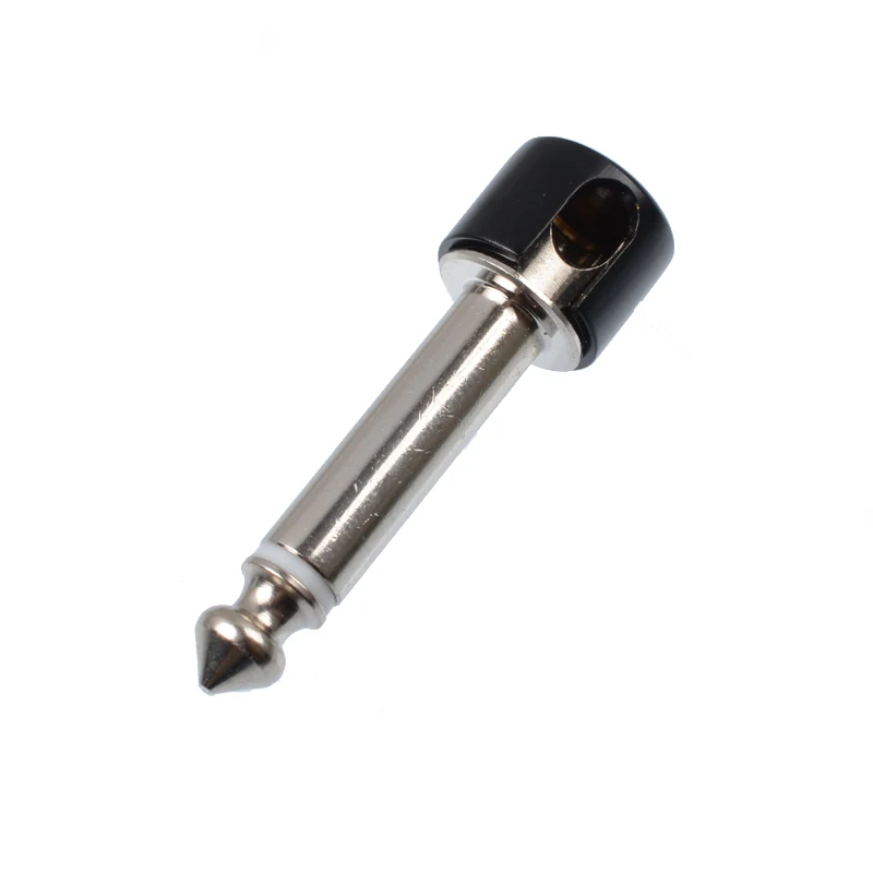 4Pcs DIY Strait Audio Solderless 6.35 Mono Plug Solder Free Plug guitar Pedal connector Chrome black 4Pcs DIY Strait Audio Solderless 6.35 Mono Plug Solder Free Plug guitar Pedal connector Chrome black