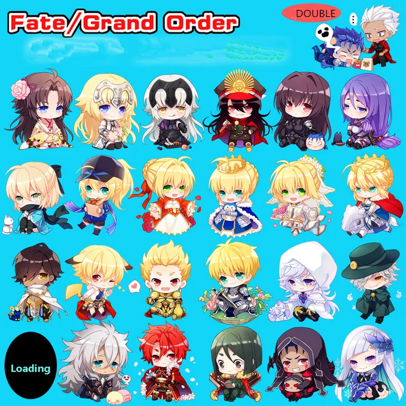 

Fate Grand Order FGO Keychain Saber Ruler Avenger Lancer Berserker Caster Archer Rider Assassin Acrylic Keychain