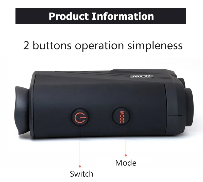600 м охотничий лазерный дальномер, монокулярный телескоп, дальномер для гольфа с флагштоком, измерение скорости, дальномер