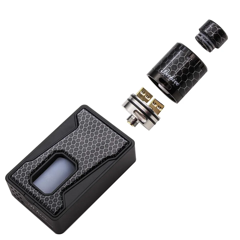 Оригинальный Aleader Bhive 100 Вт BF Squonker Box TC Mod Kit Squonk электронная сигарета с полимерной