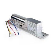 Низкая температура 5 проводов электронный Болт замок с функцией задержки времени система контроля допуска к двери DC12V замок