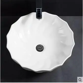 

Round the stage basin White basin sink art ceramic toilet lavabo, the basin that wash a face Household contracted