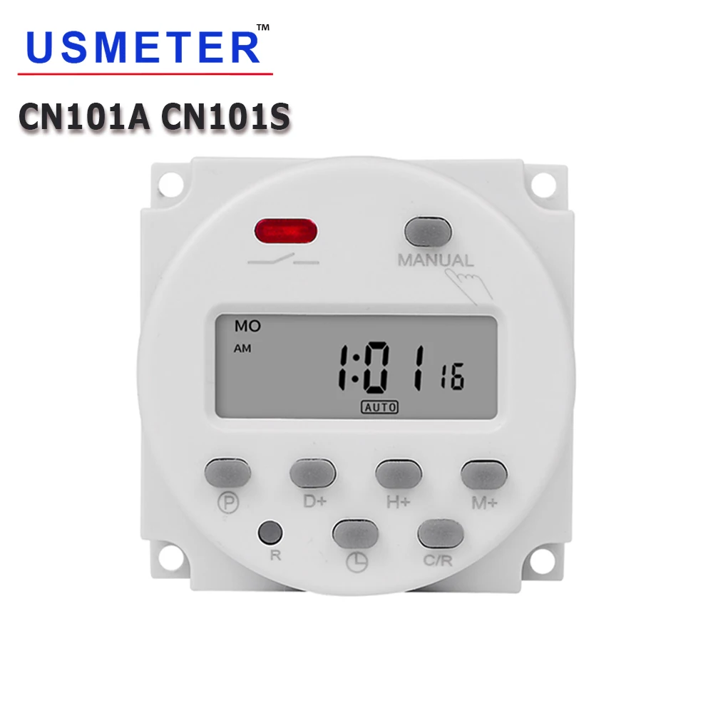 

Economic Models CN101A 12V Big Display LCD Digital Timer 7 Days Programmable Timer Switch with 1.2V Built-in Battery