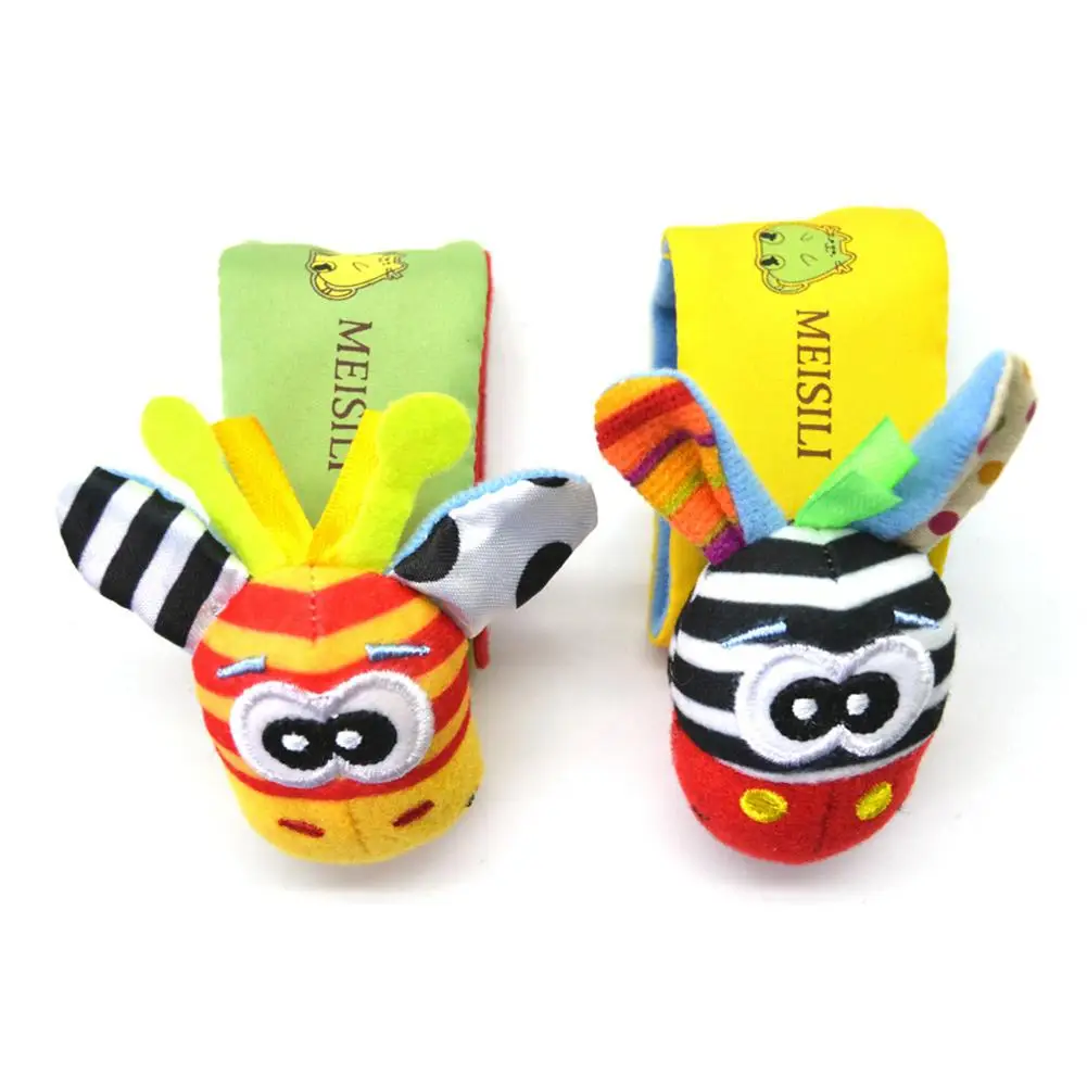 

1PC/Set Wrist Rattle Educational Toy Baby Cartoon Cute Figure Toy