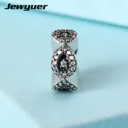 100% 925 серебро fine jewelry каскадные гламур Spacer Подвески fit браслеты из бисера DIY Мемнона осень 2017 г. SP045