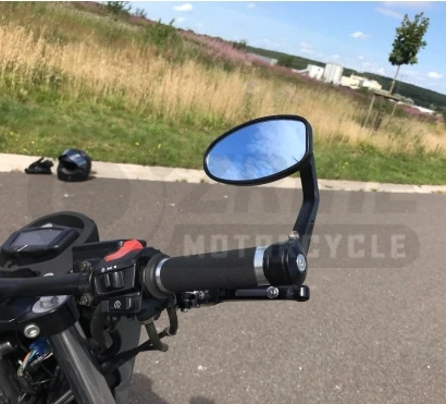 Складной мотоцикл 7/" 22 мм Руль конец боковые зеркала заднего вида для Yamaha T-Max 500 V-MAX Kawasaki z800 z750 CBR1000RR