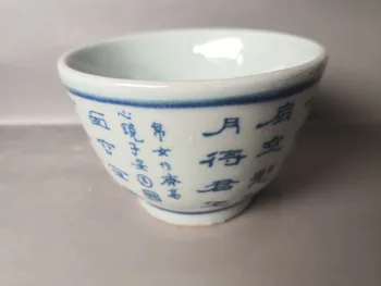 

Chinese old porcelain Blue and white porcelain Tea bowl