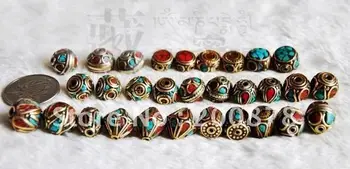 

DIY Loose Beads NBB203 Best offer Mix Wholesale Nepal metal loose beads,vintage spacers,10-13mm