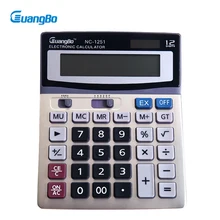 Guangbo Calculator High Quality Solar Or Battery School Supplies Office Useful Big Display Desktop Portable Calculators