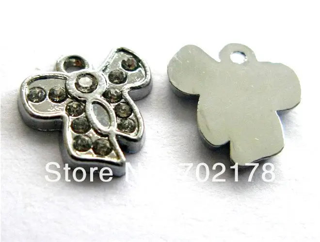 50pcs Bow Tie Hang Pendant Charm Fit Diy Phone Stripsin