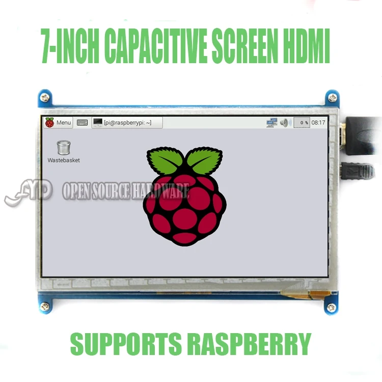 7 inch LCD display HDMI display monitor Raspberry Pi3 800X480