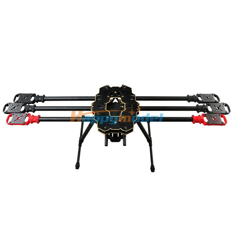 

HMF S680 Carbon Fiber 6-Axis Solder PCB Folding Hexacopter Frame Kit with Landing Gear