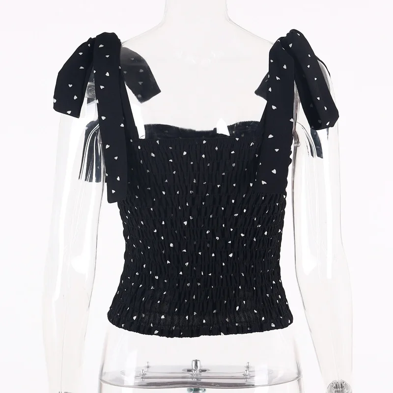 Криптографический винтажный квадратный воротник модная блузка в горошек рубашки сексуальные кружевные женские топы с вырезом на спине уличная одежда рубашки блузки