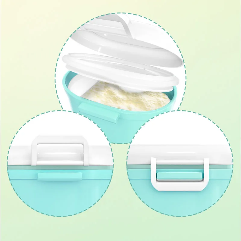 Baby Food Storage Containers Portable Food Storage Box Baby Milk Powder Dispenser