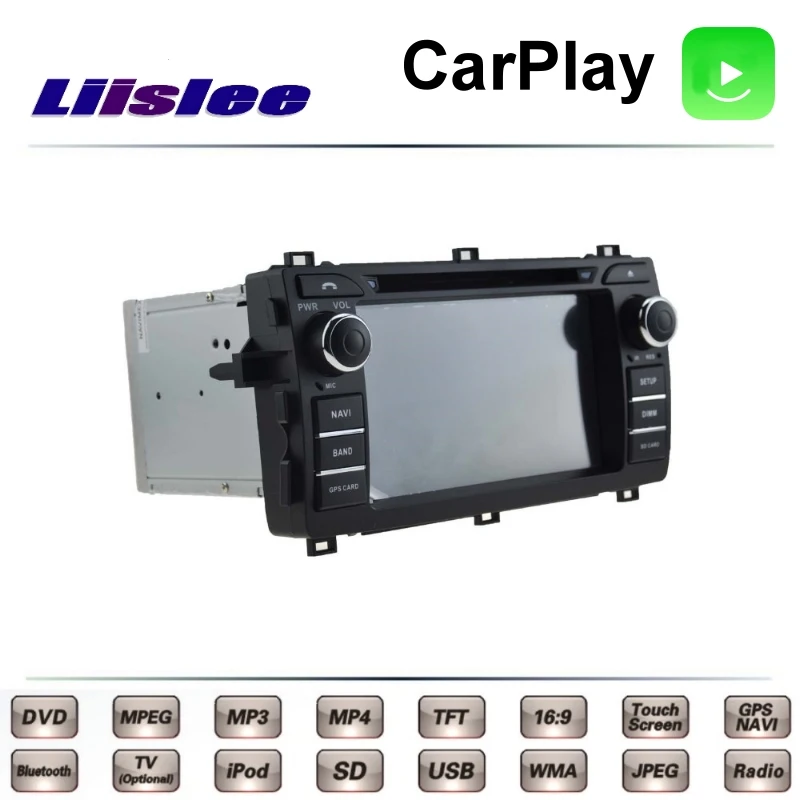 For TOYOTA Auris Corolla E140 E150 2006~2013 LiisLee Car Multimedia TV DVD GPS Radio Carplay Original Style Navigation Navi 5