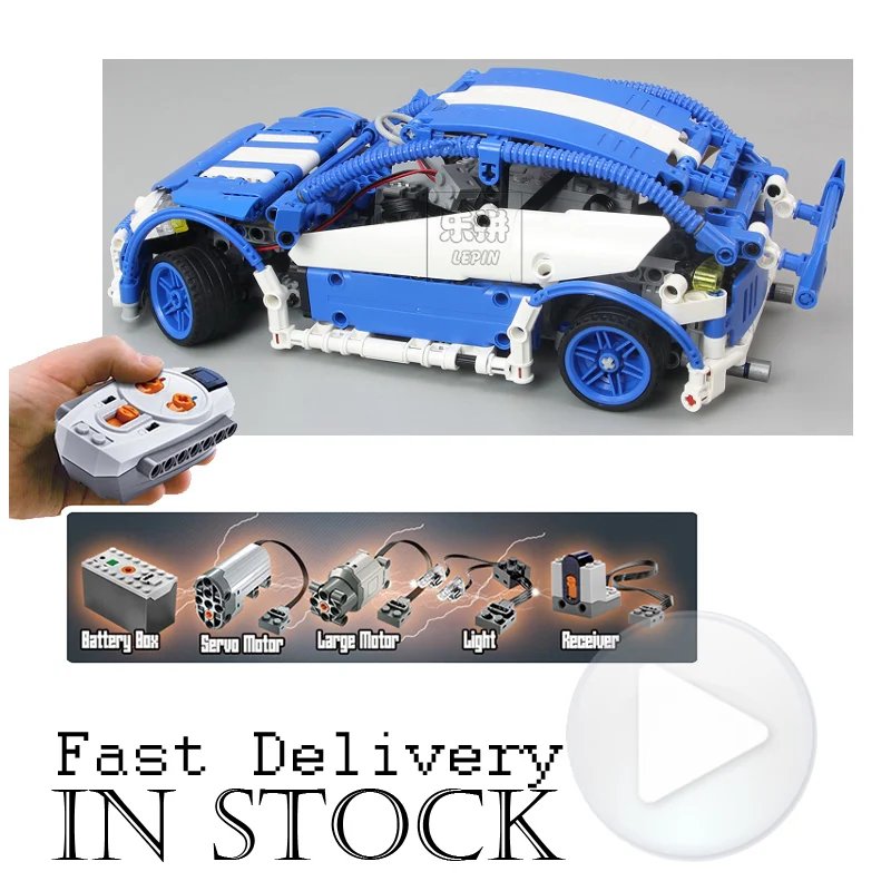 

LEPIN 20053B Hatchback Type R Technic Model Building Blocks Bricks Toys Enlighten For Boys oyuncak 640PCS Compatible legoINGly