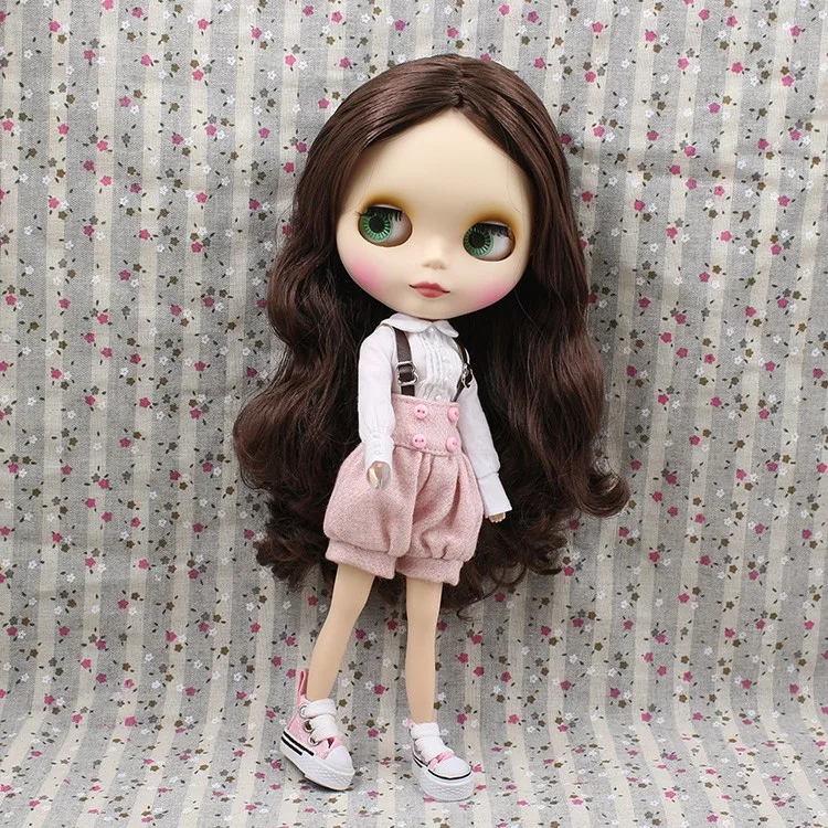 ICY Blyth Обнаженная кукла для серии No.230BL441 коричневые длинные волосы без челки фабрика Blyth 1/6 BJD